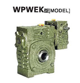 WPWEK双级万能减速机外形安装尺寸